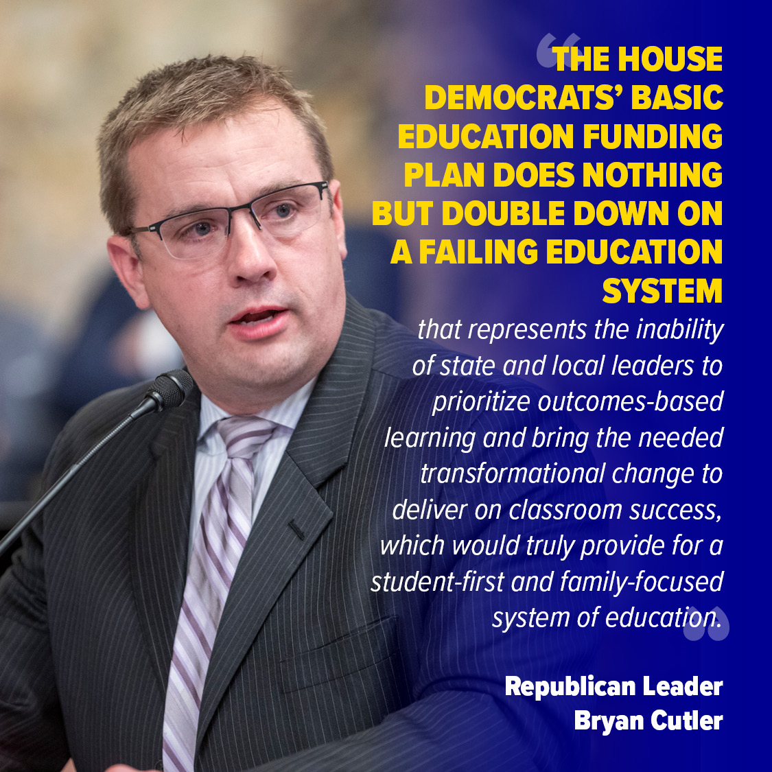  Cutler: Democrats’ Education Funding Plan Lacks Accountability, Hurts Choice Options